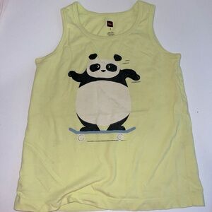 Tea Collection Yellow Panda Tank Top